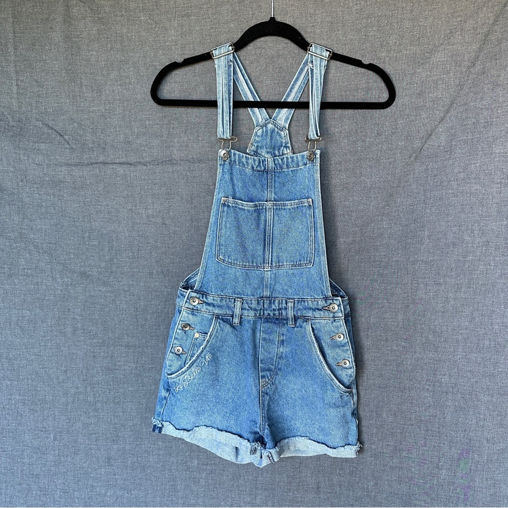 Denim Shorts Overalls